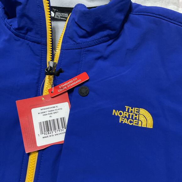 Men’s XL  The North Face Sun Rise 1/4 Zip Pullover Heather light  Gray blue new - Picture 6 of 7